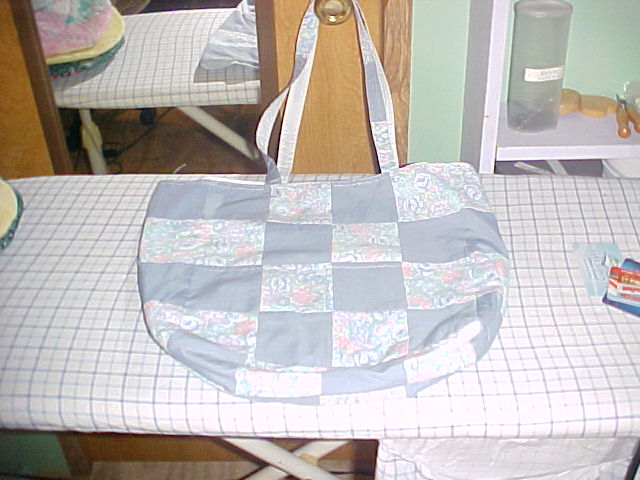 dk blue floral